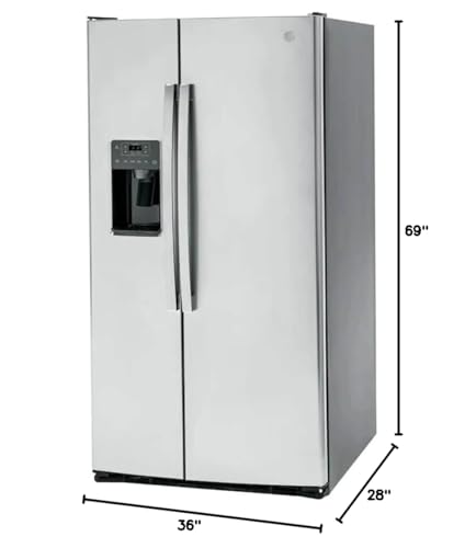 GE® 25.3 Cu. Ft. Side-By-Side Refrigerator