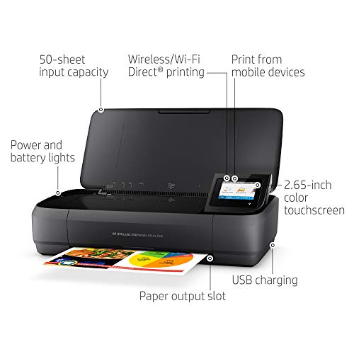 HP OfficeJet 250 All-in-One Portable Printer