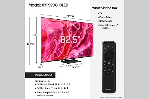 SAMSUNG 83-Inch Class OLED 4K S90C Series Quantum HDR