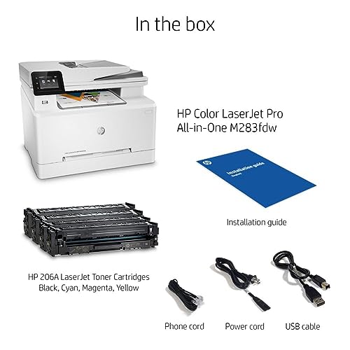 HP Color LaserJet Pro M283fdw Wireless All-in-One Laser Printer