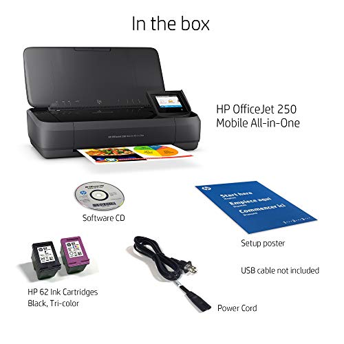 HP OfficeJet 250 All-in-One Portable Printer