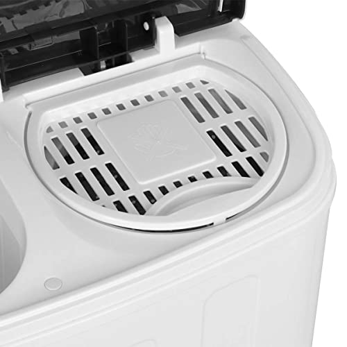 SUPER DEAL Compact Mini Twin Tub Washing Machine