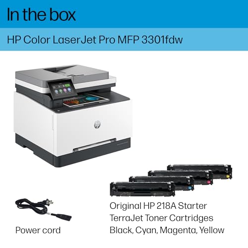 HP Color Laserjet Pro MFP 3301fdw Wireless All-in-One Color Laser Printer