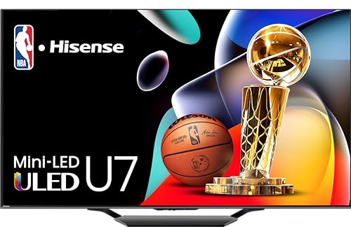 Hisense 75-Inch Class U7 Series Mini-LED ULED 4K UHD Google Smart TV