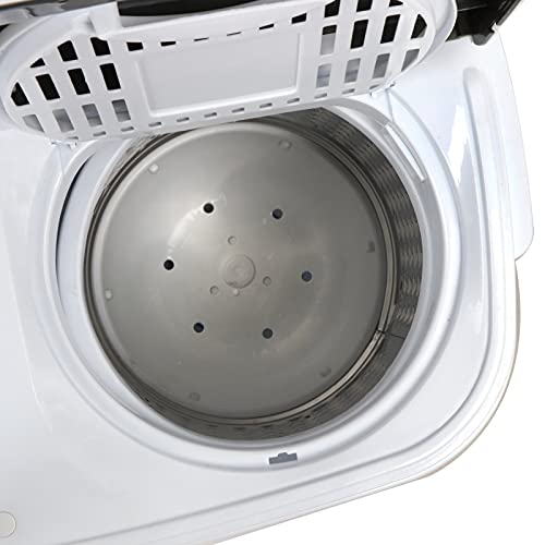 SUPER DEAL Compact Mini Twin Tub Washing Machine