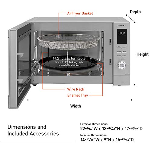 Panasonic HomeChef 4-in-1 Microwave Oven with Air Fryer