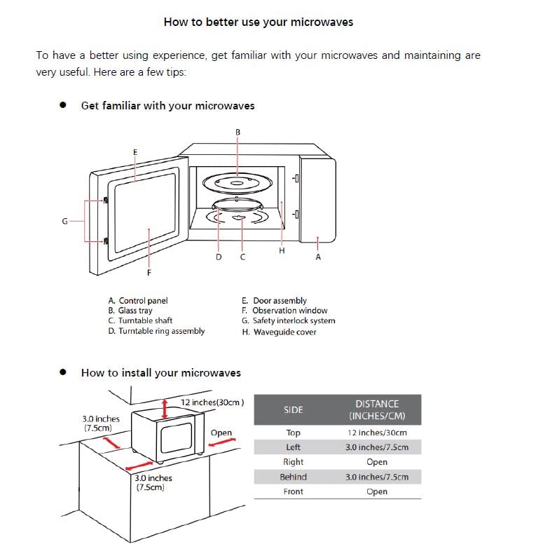 TOSHIBA Countertop Microwave Oven