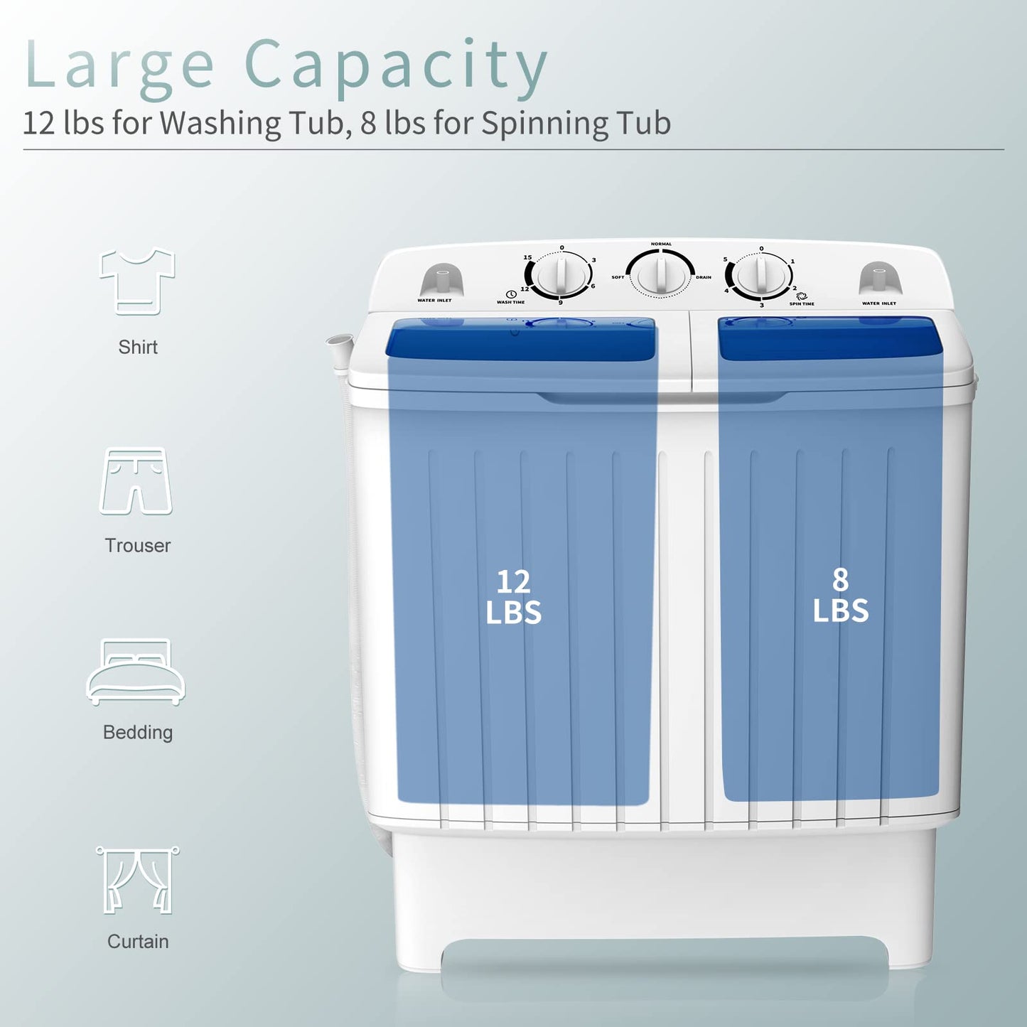 COSTWAY Portable Washing Machine