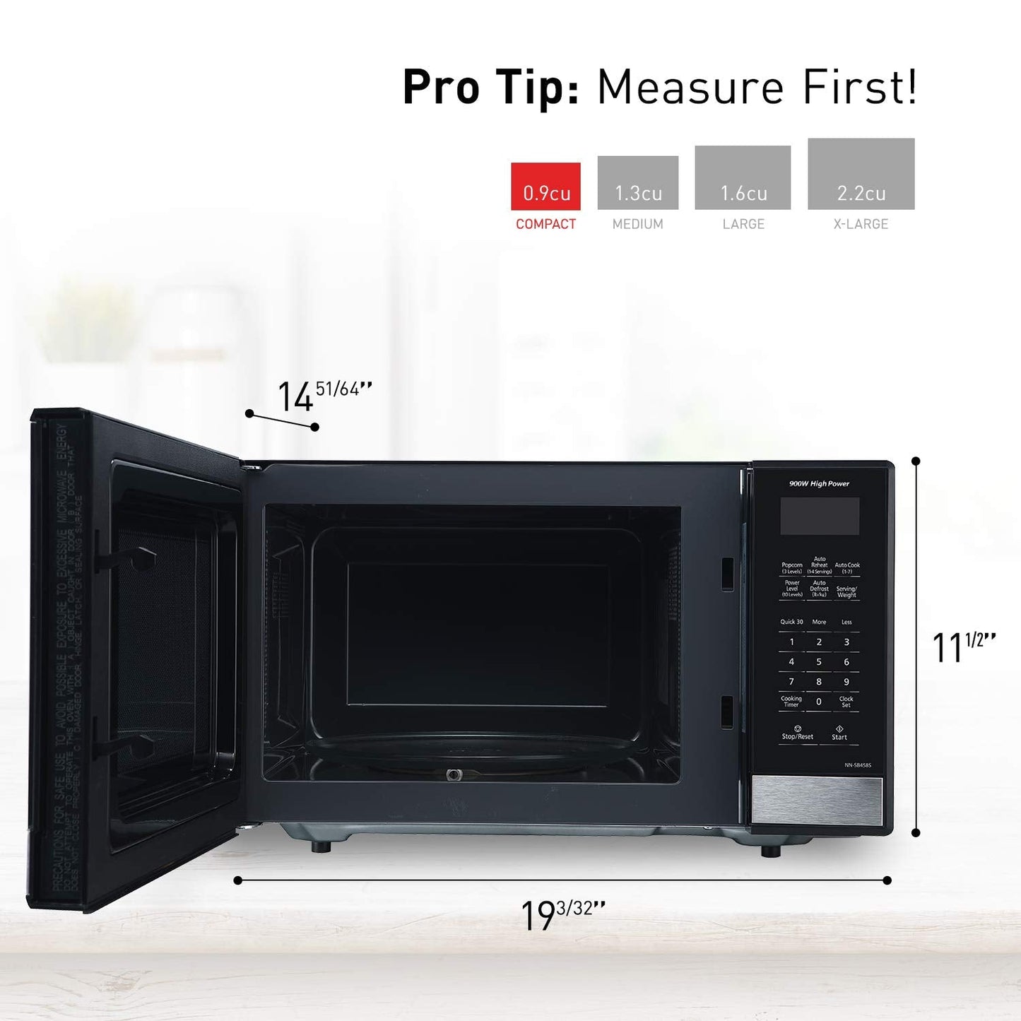 Panasonic NN-SB458S Compact Microwave