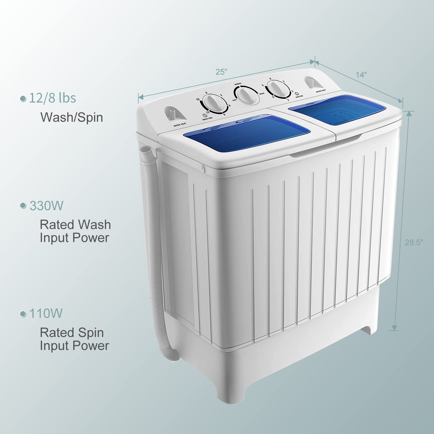 COSTWAY Portable Washing Machine