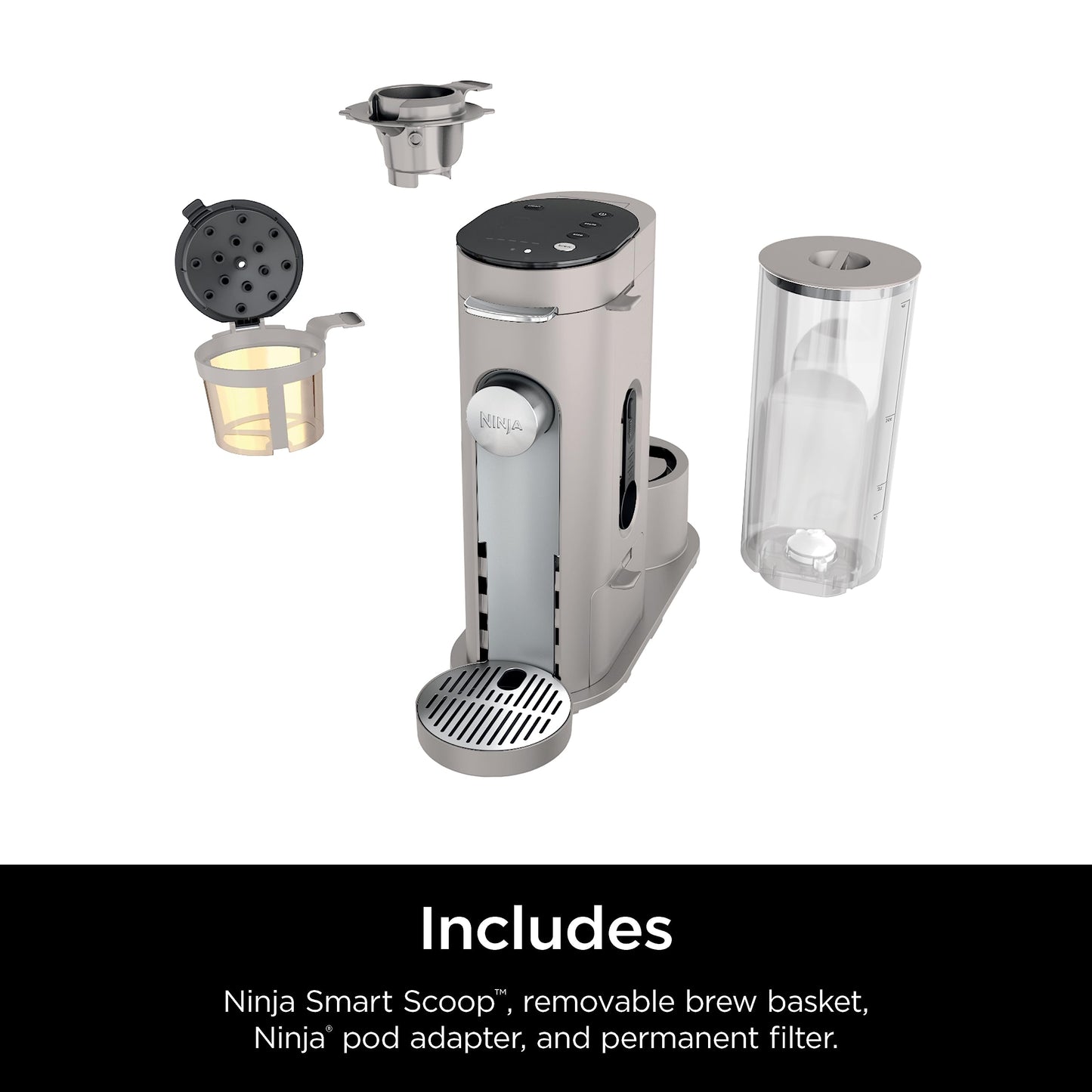 Ninja PB041ST Pods & Grounds Single-Serve Coffee Maker