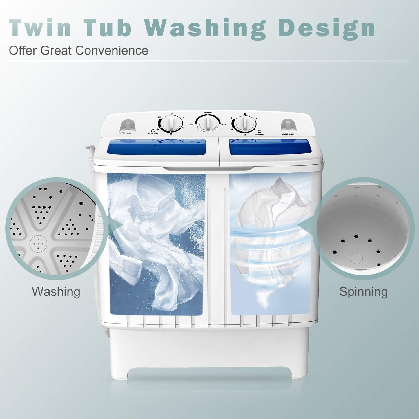 COSTWAY Portable Washing Machine