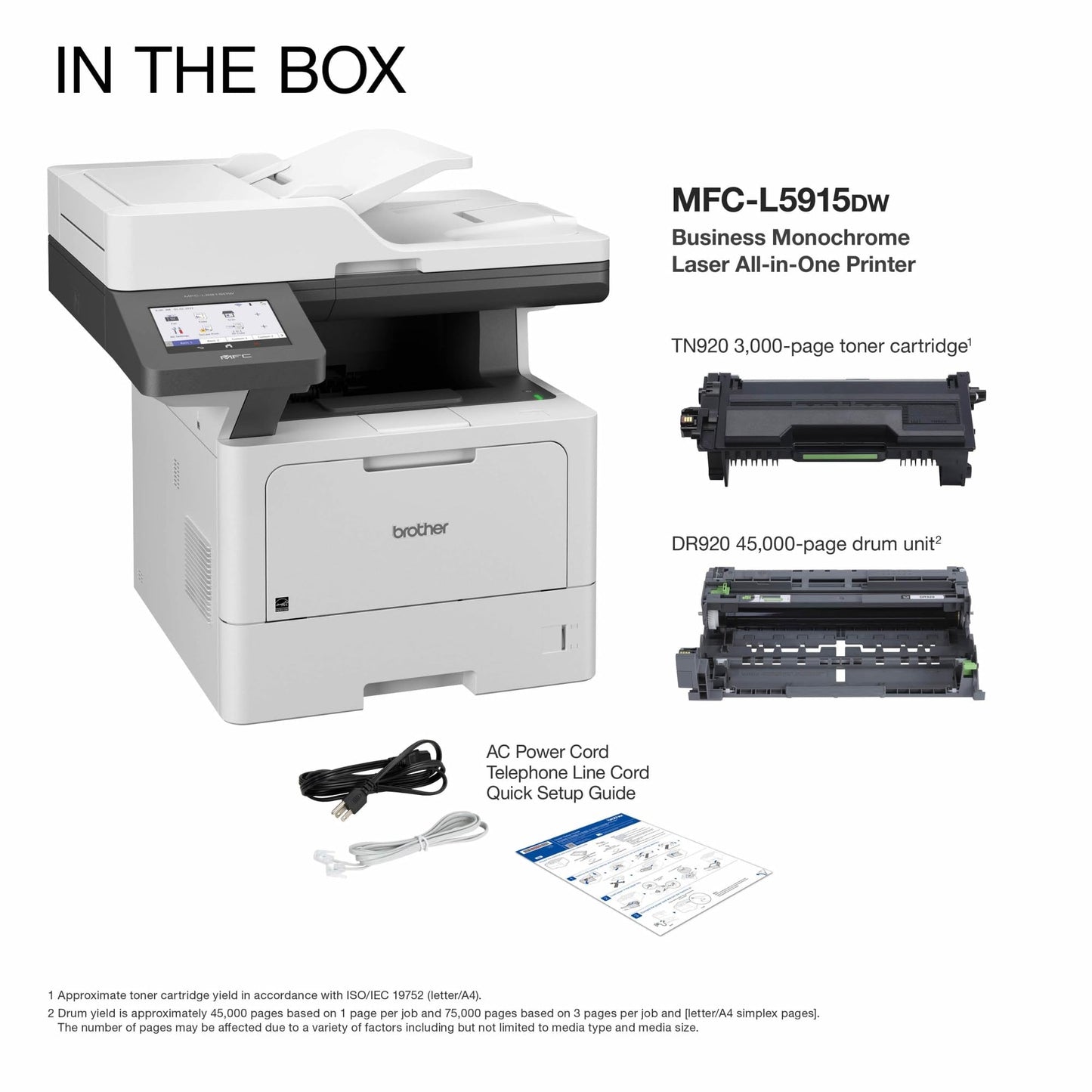 Brother Monochrome Laser Printer