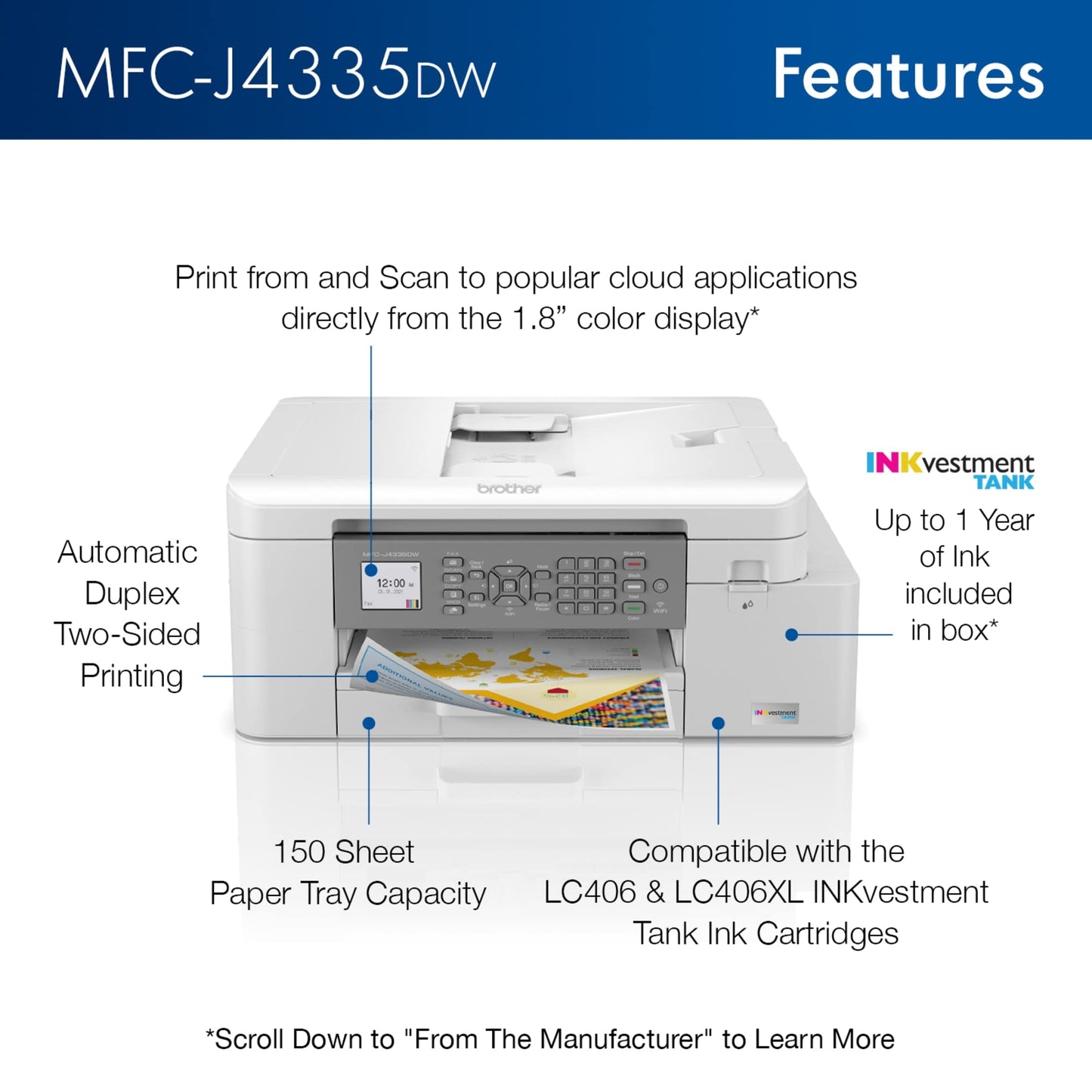 Brother MFC-J4335DW All-in-One Printer