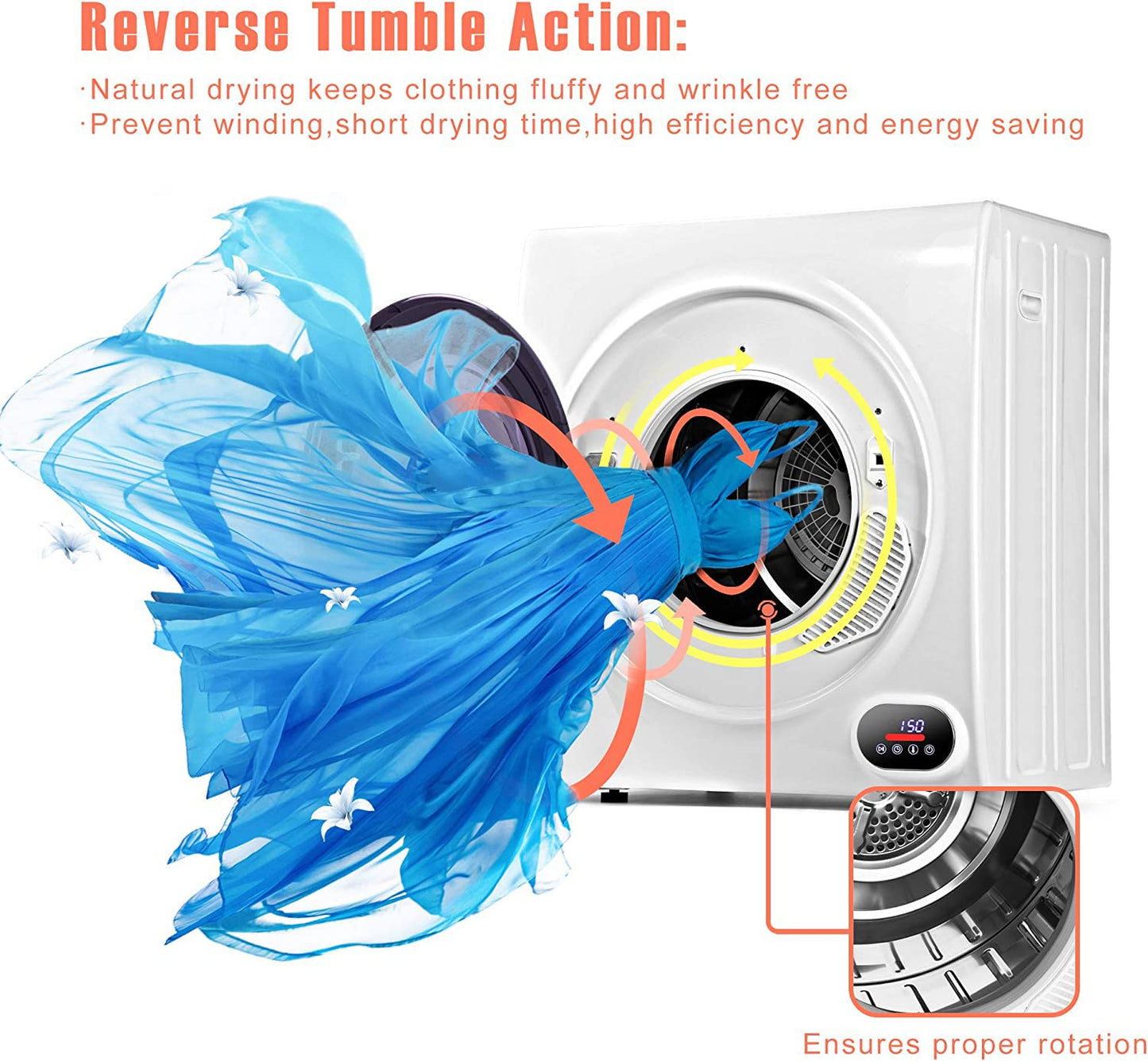 Euhomy Compact Laundry Dryer