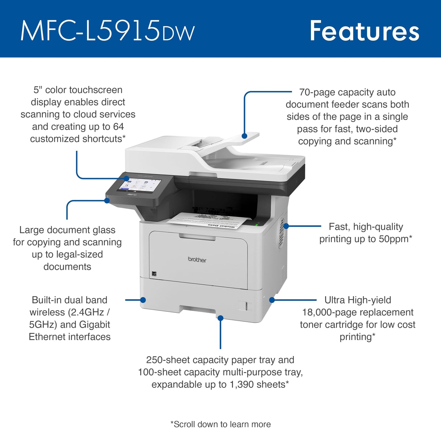 Brother Monochrome Laser Printer