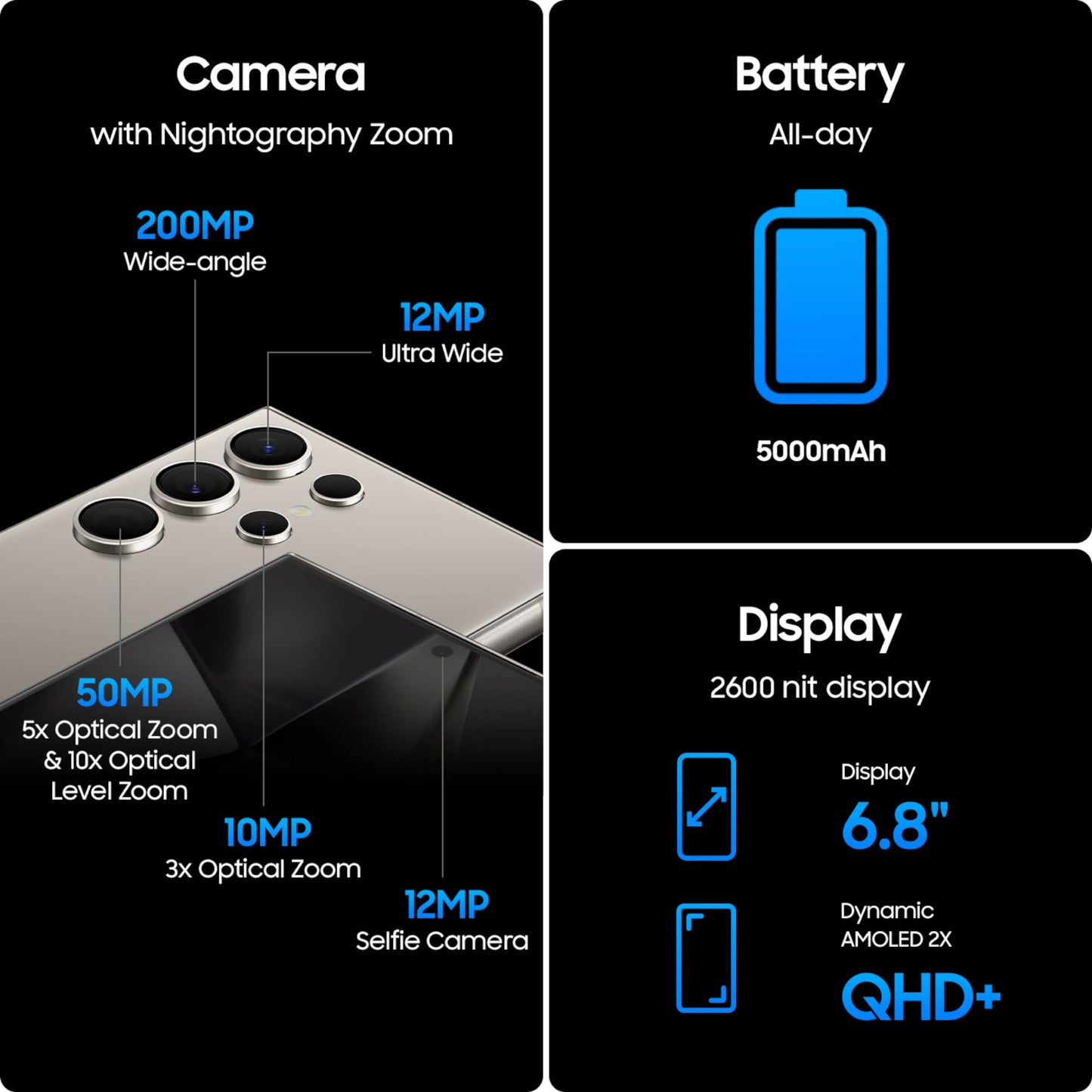 SAMSUNG Galaxy S24 Ultra Cell Phone