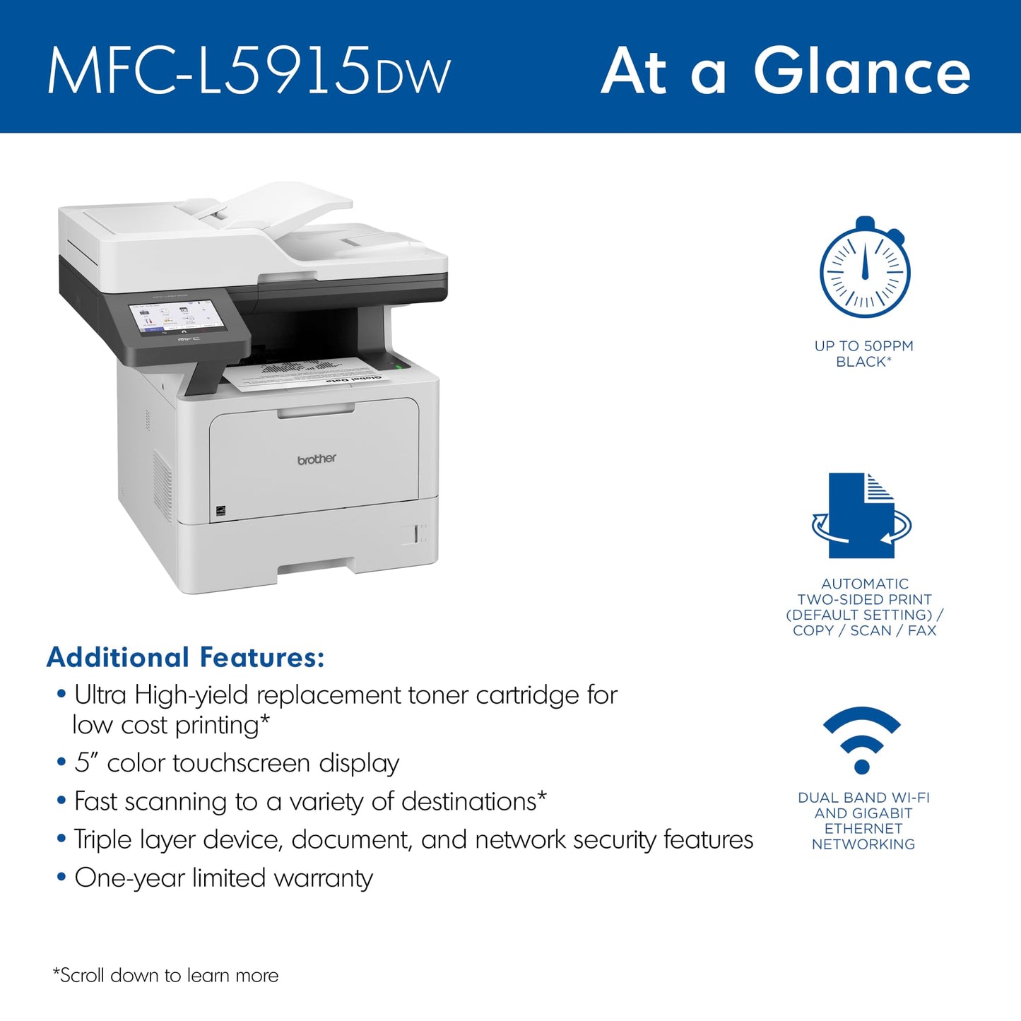 Brother Monochrome Laser Printer