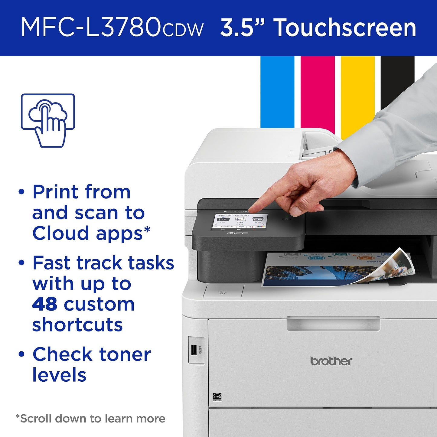 Brother MFC-L3780CDW Wireless Digital Color All-in-One Printer